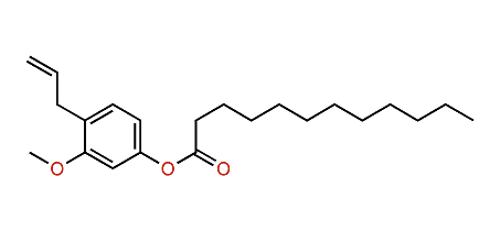 4-Allyl-3-methoxyphenyl dodecanoate